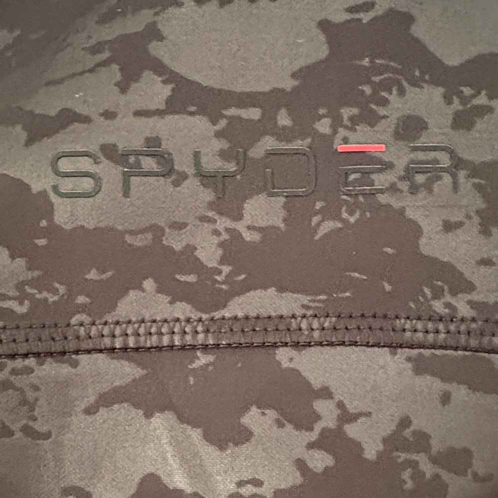 Spyder Black Camo Quarter-Zip Pullover - Picture 6 of 6